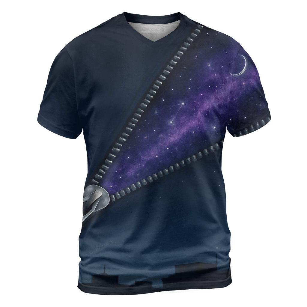 Zip The Cosmos Unveiled custom all-over print shirts