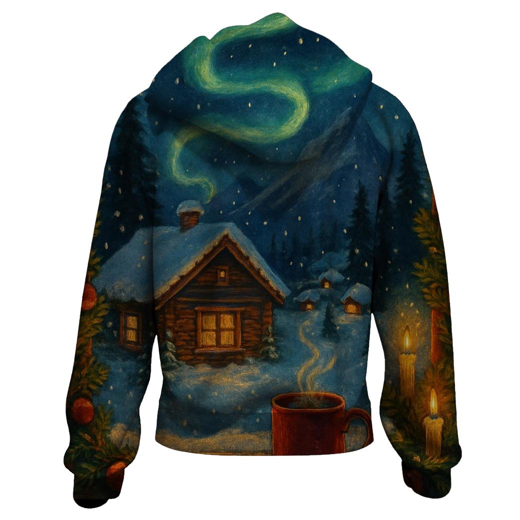 Christmas Hearth Stardust zip-up hoodies