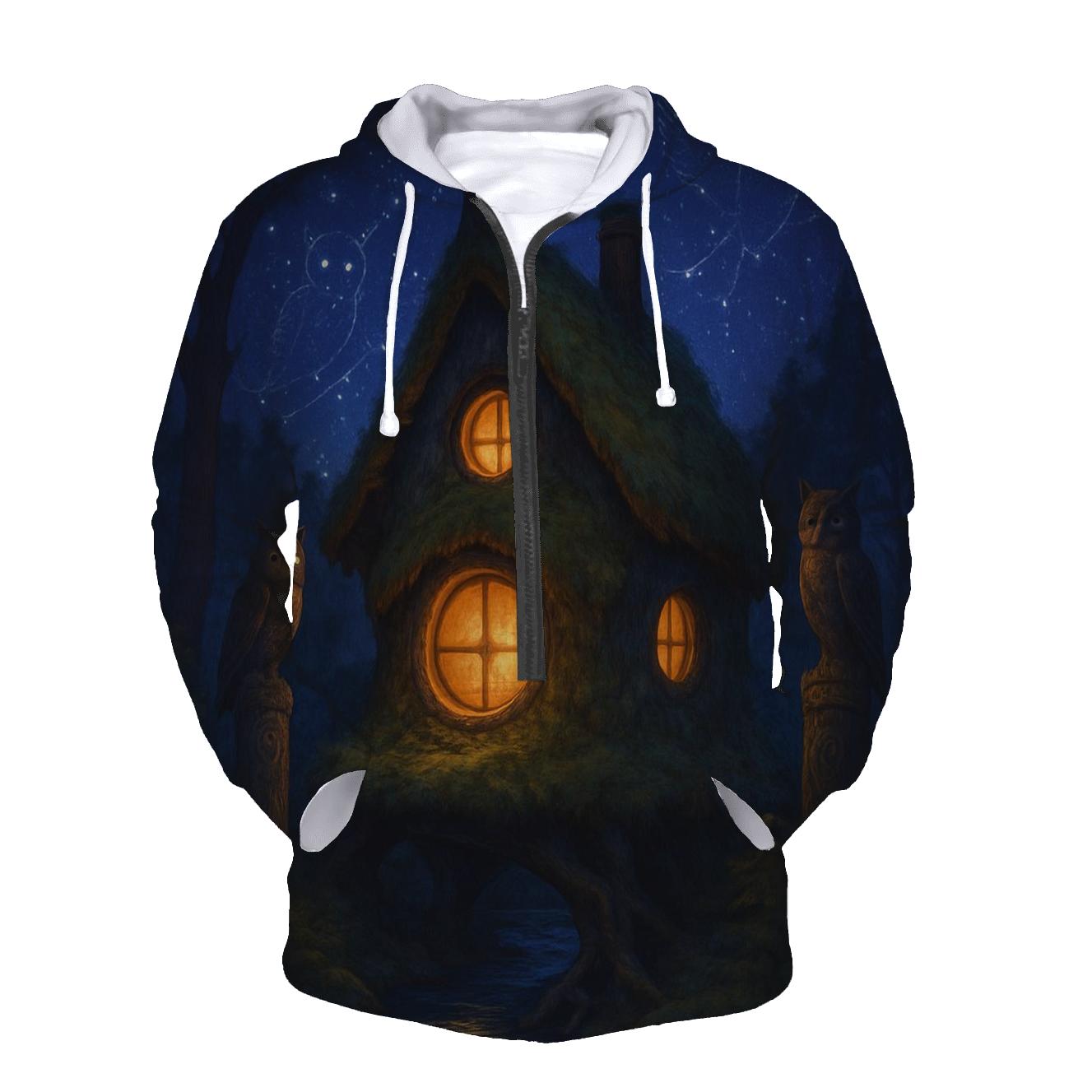 Owl House Nocturne Cottage heavyweight hoodies