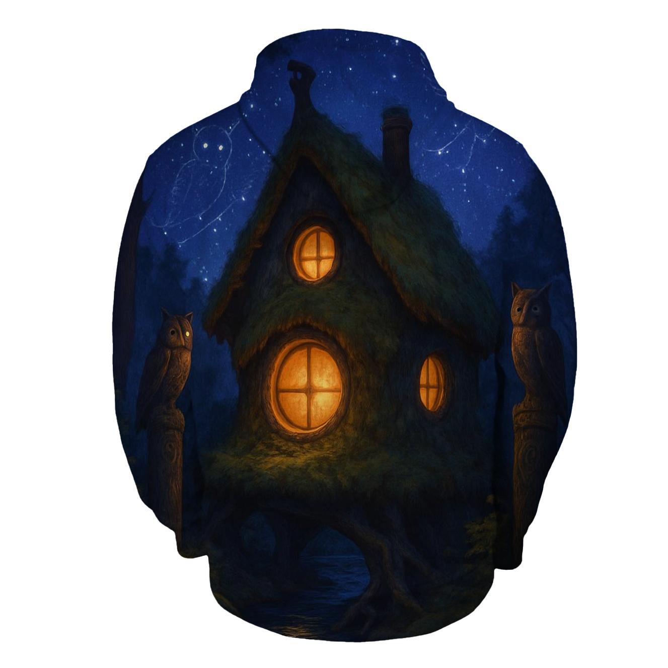 Owl House Nocturne Cottage heavyweight hoodies