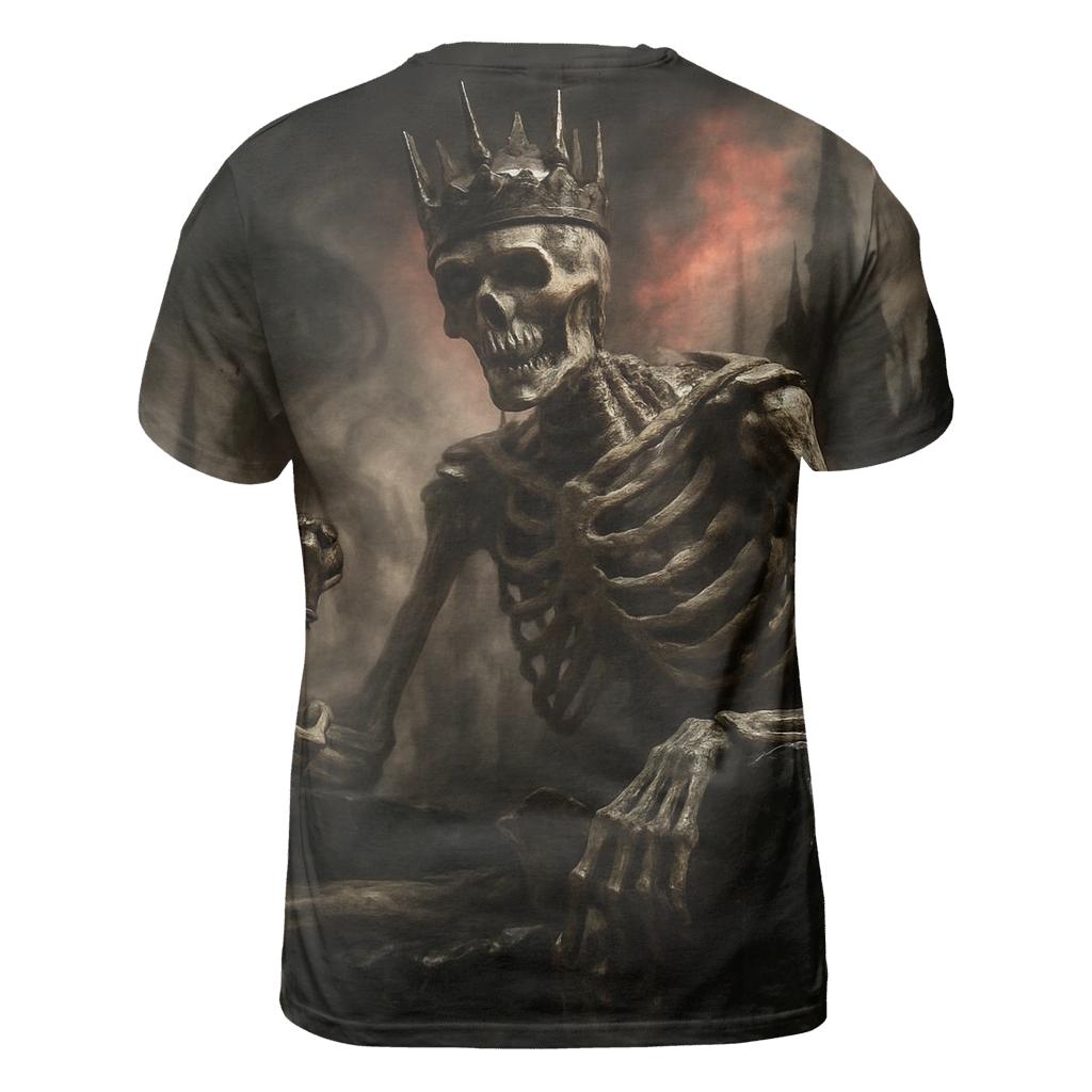 Ashen Throne Of The Bone King designer pattern shirts
