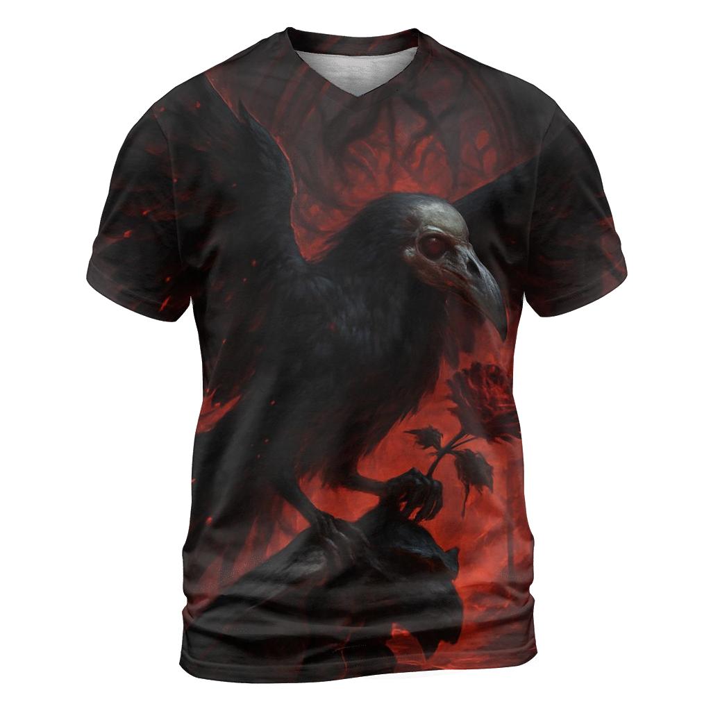 Infernal Raven Of The Cathedral Ruins statement graphic shirts