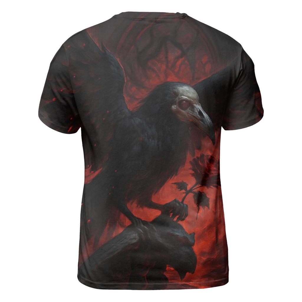 Infernal Raven Of The Cathedral Ruins statement graphic shirts
