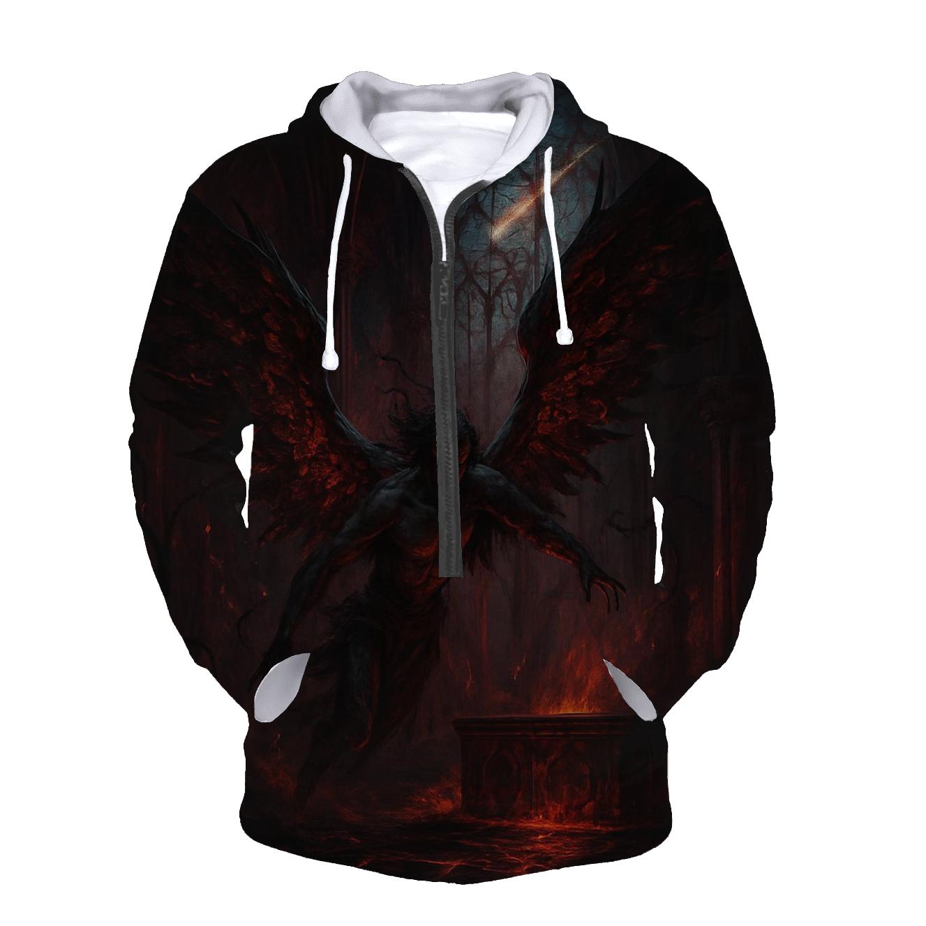 Fallen Angel Of The Iron Basilica designer hoodies