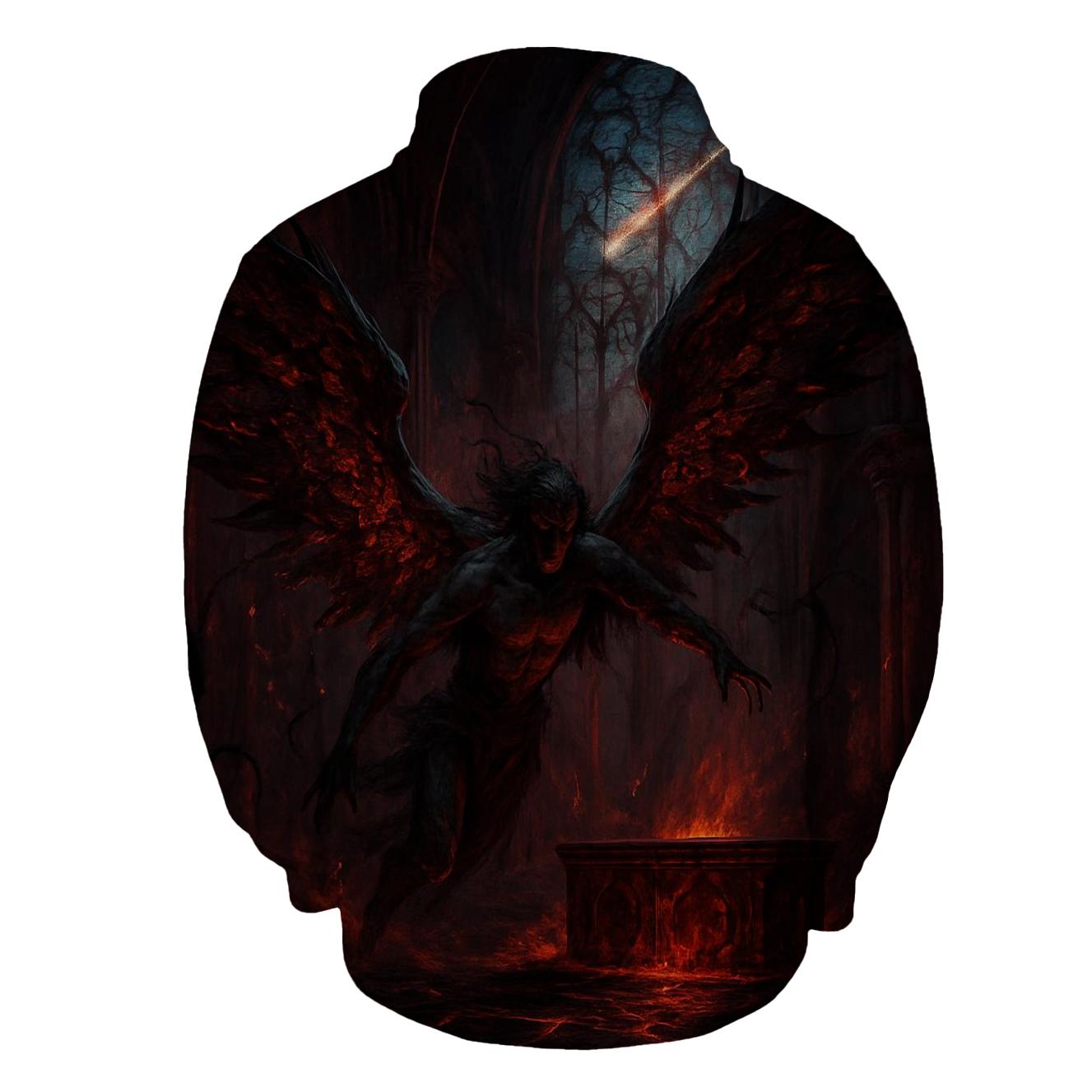 Fallen Angel Of The Iron Basilica designer hoodies