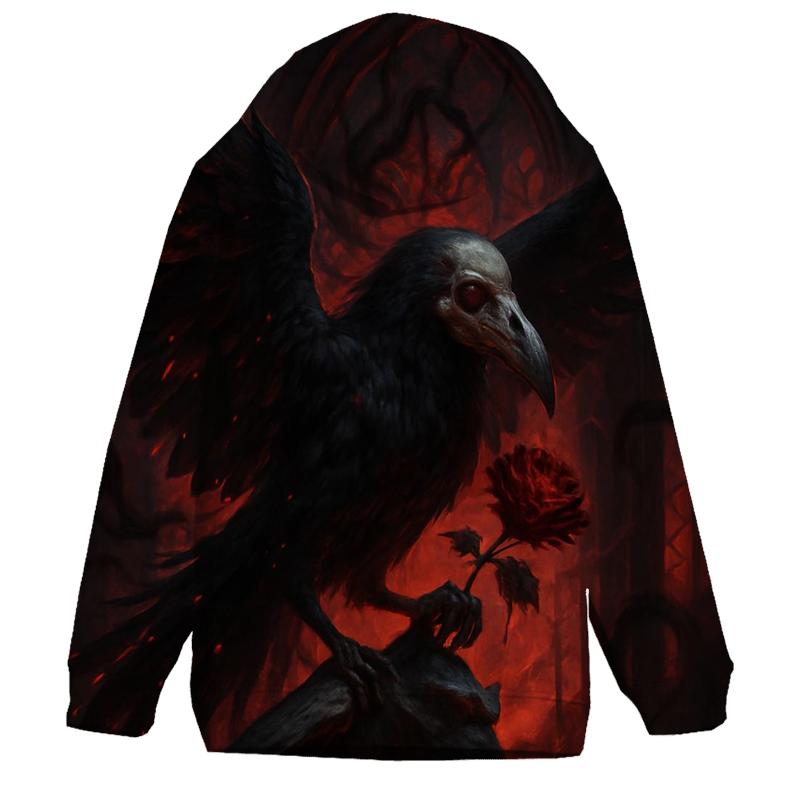 Infernal Raven Of The Cathedral Ruins pullover hoodies