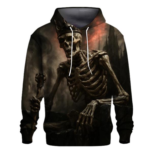 Ashen Throne Of The Bone King graphic hoodies