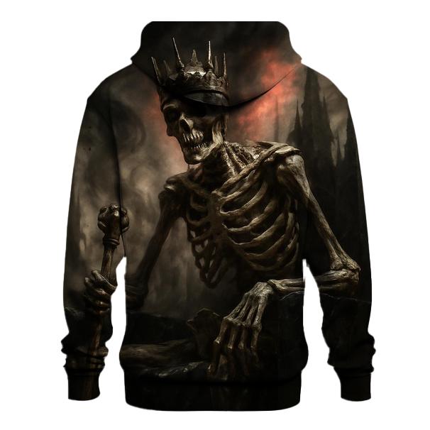 Ashen Throne Of The Bone King graphic hoodies