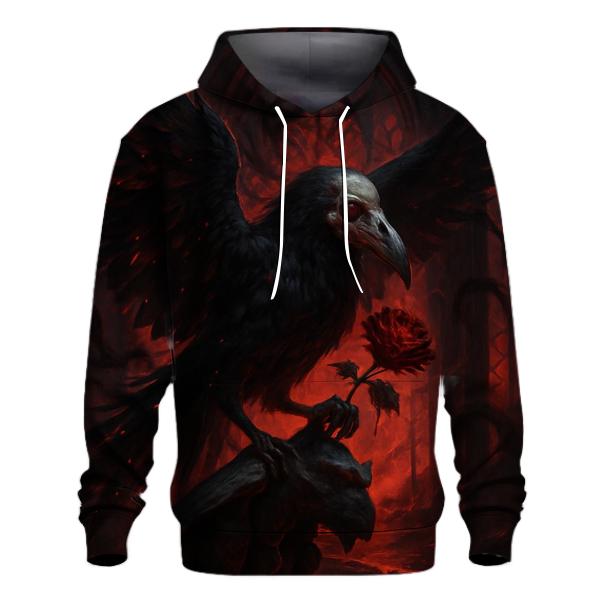Infernal Raven Of The Cathedral Ruins designer hoodies