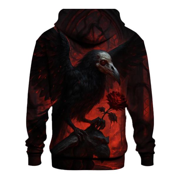 Infernal Raven Of The Cathedral Ruins designer hoodies