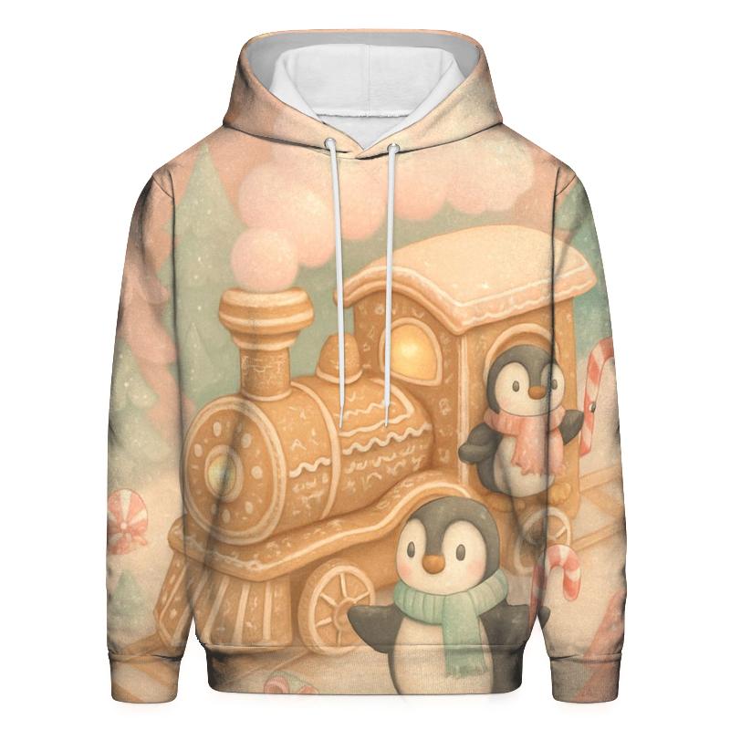 Gingerbread Train Cozy Chaos hoodie trends