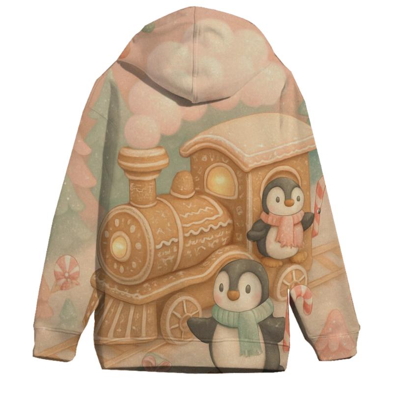 Gingerbread Train Cozy Chaos hoodie trends