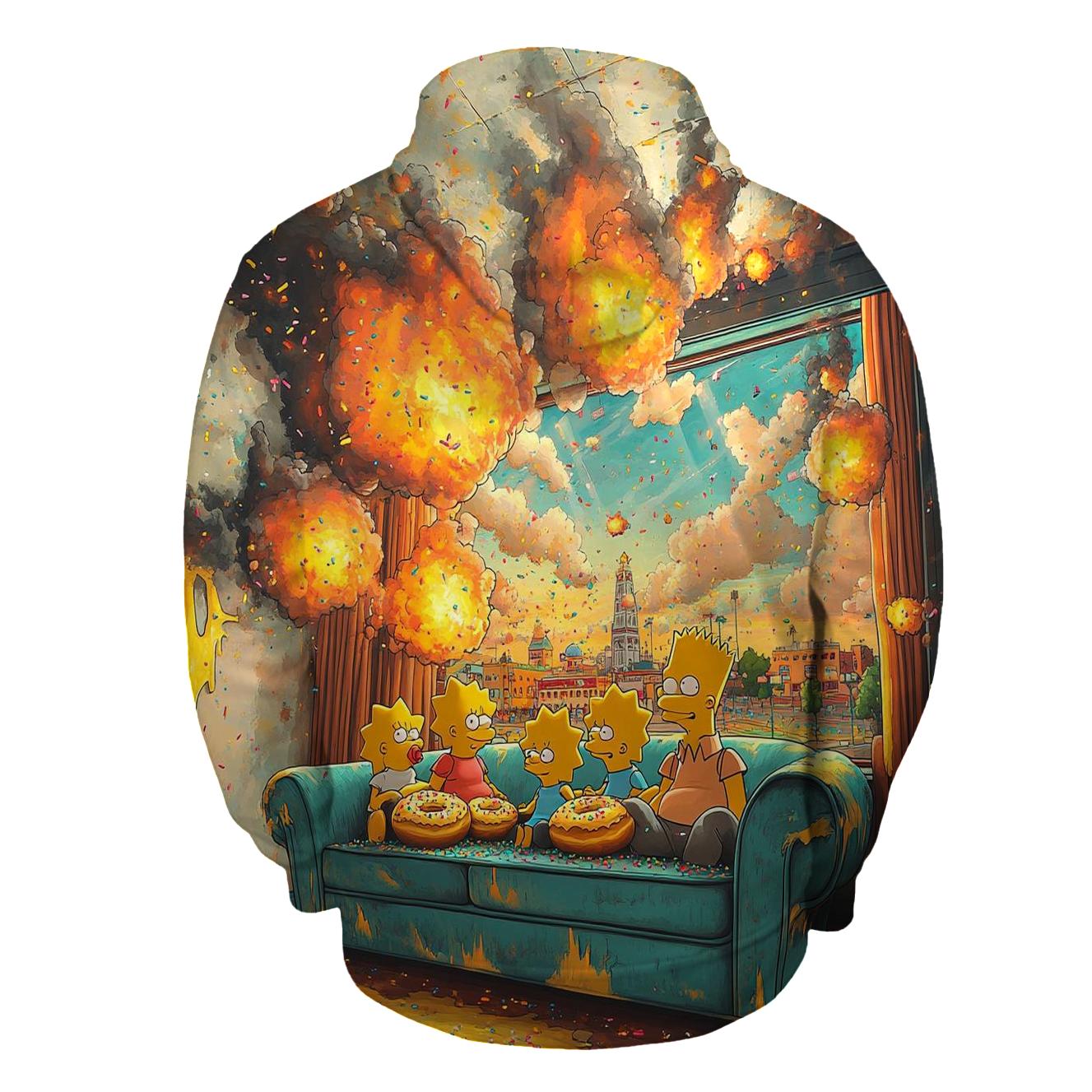 Couch Gag Apocalypse lightweight hoodies