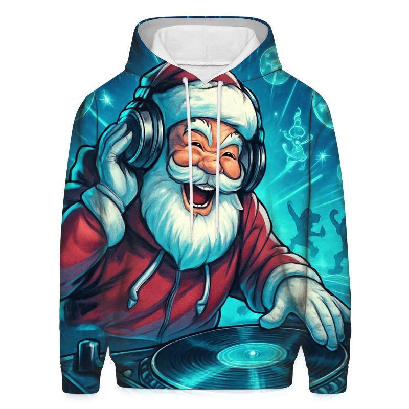 Arctic DJ Santa Rave hoodie styles