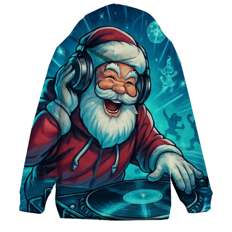 Arctic DJ Santa Rave hoodie styles