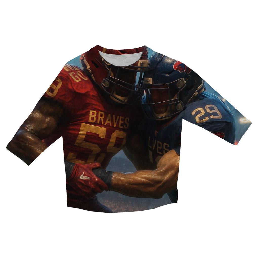 Field Of Rivals custom 3/4 sleeve shirts