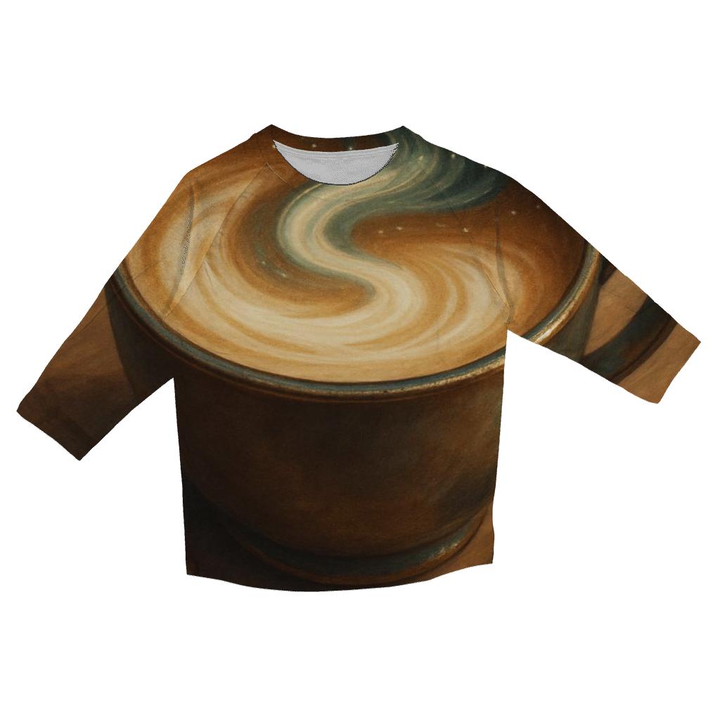 Latte Aurora trendy 3/4 sleeve tops