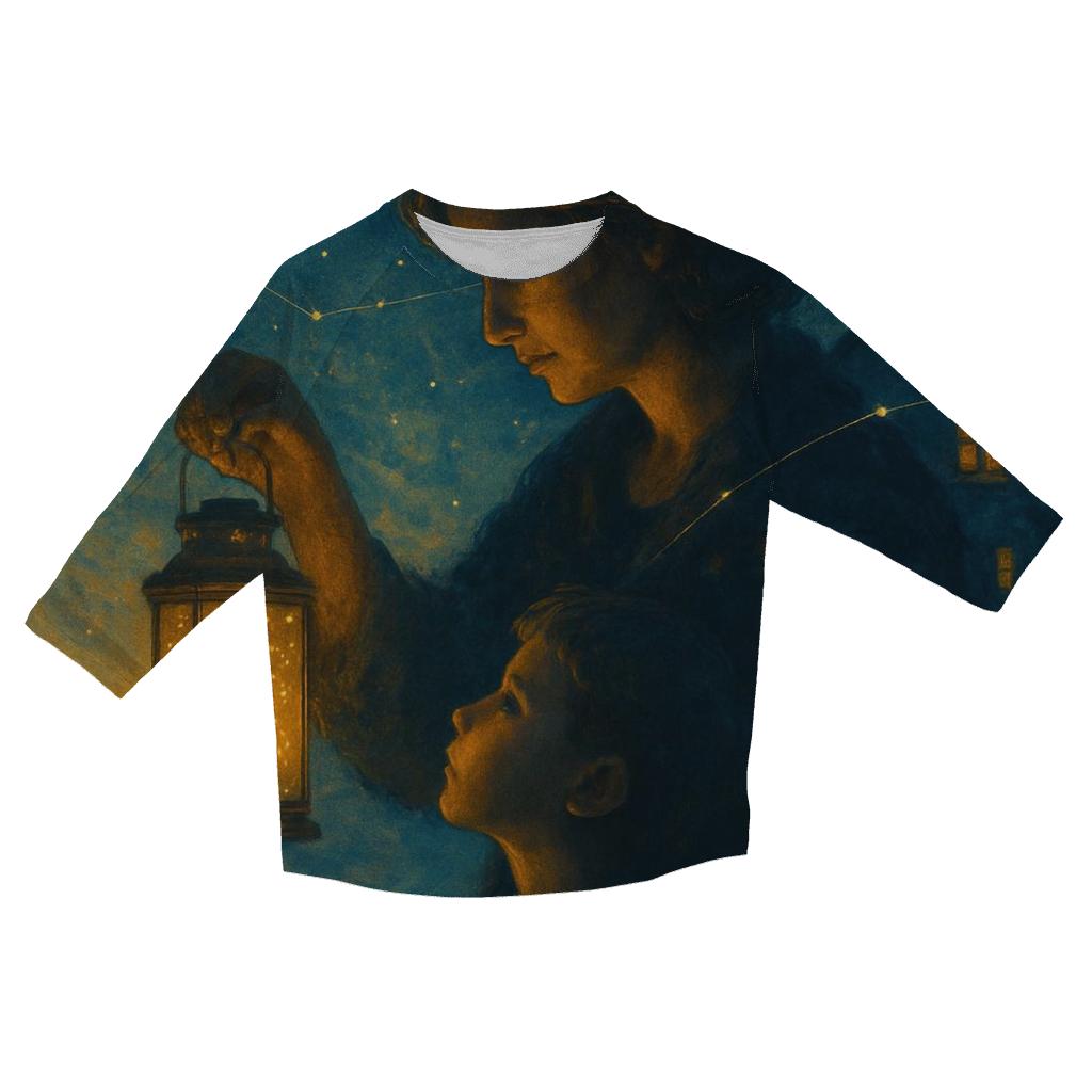 The Everlasting Lantern A Mothers Guiding Flame casual three quarter sleeve shirts