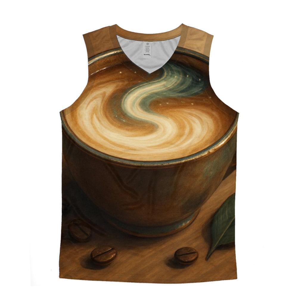 Latte Aurora sports performance tank tops