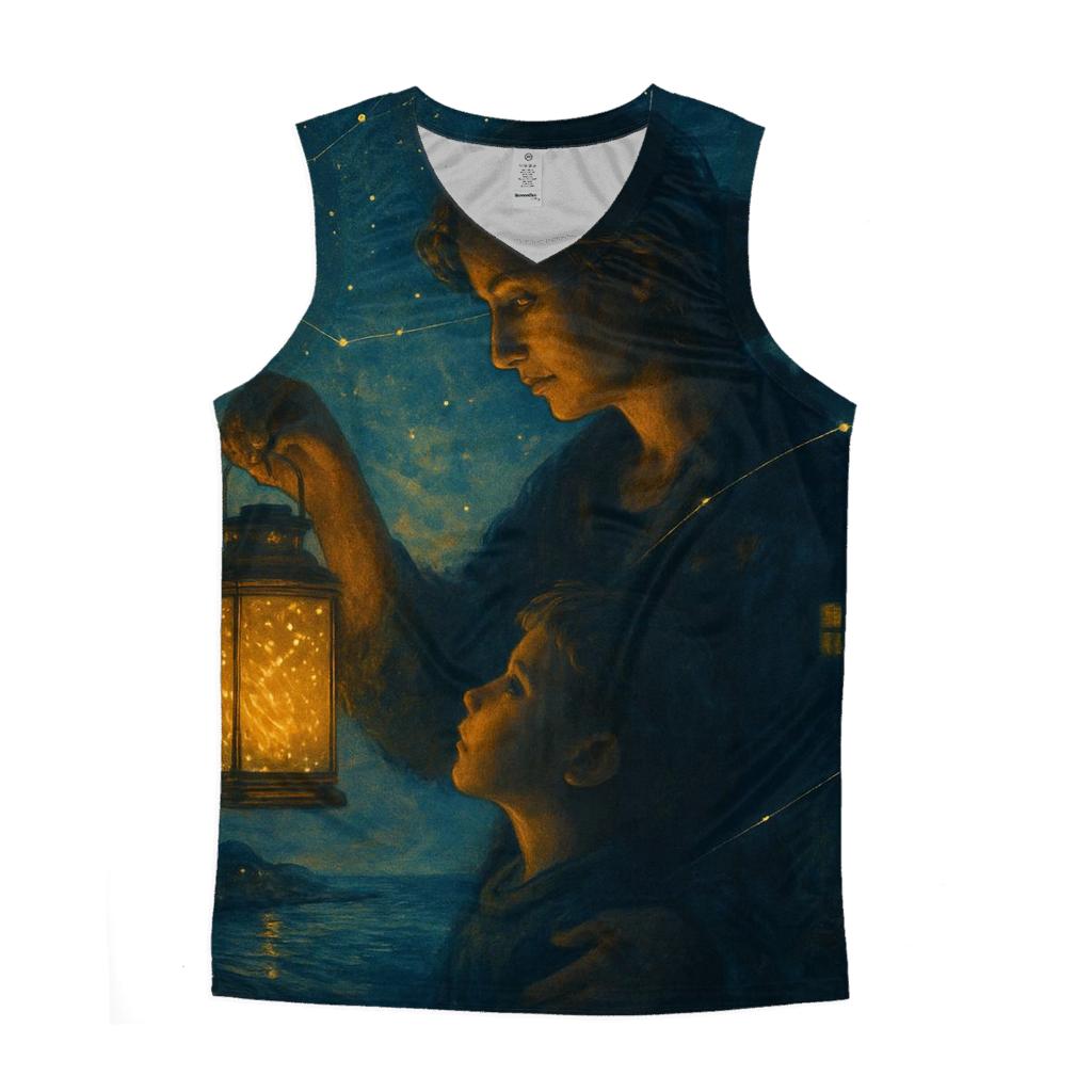 The Everlasting Lantern A Mothers Guiding Flame graphic print tank tops