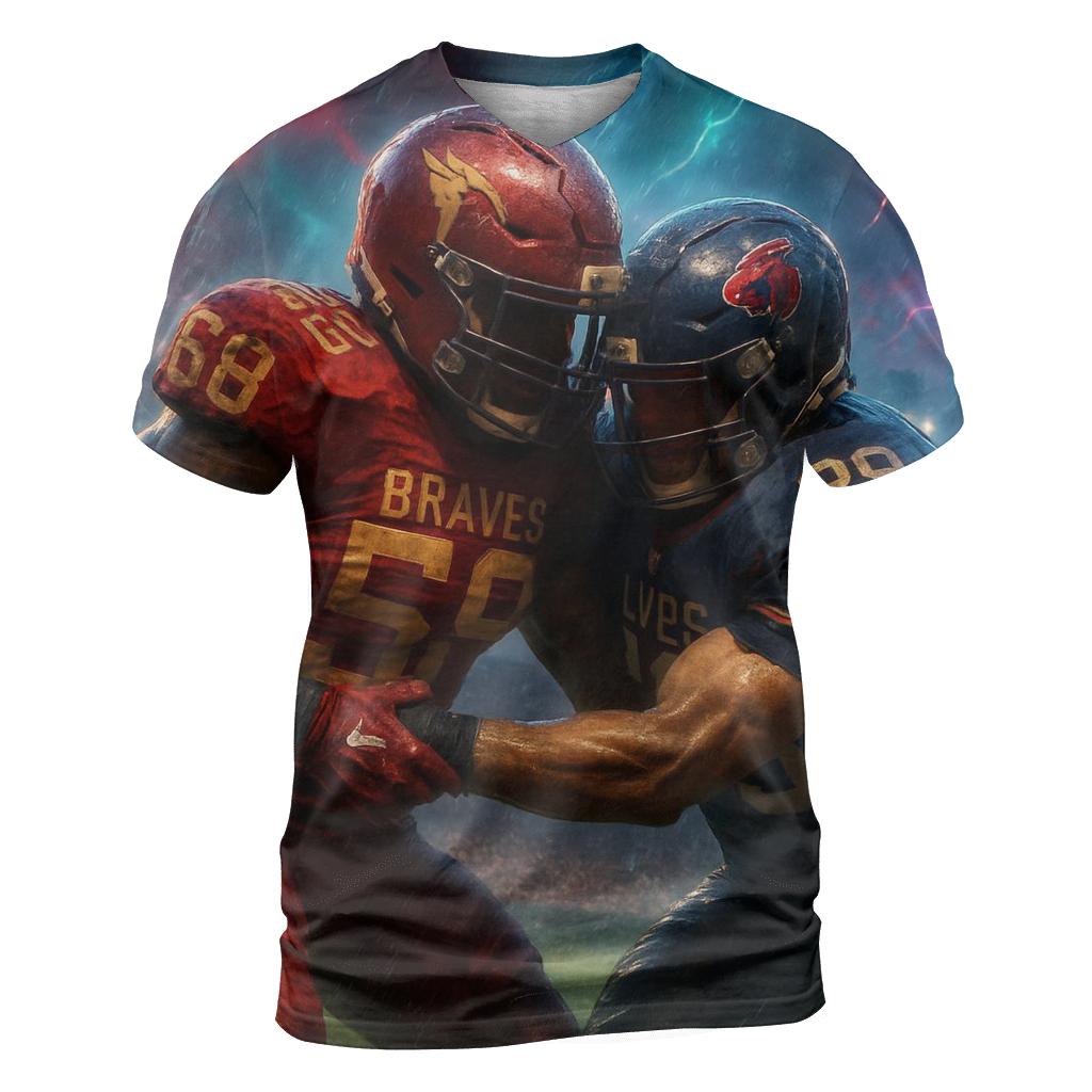 Field Of Rivals vibrant all-over design tees