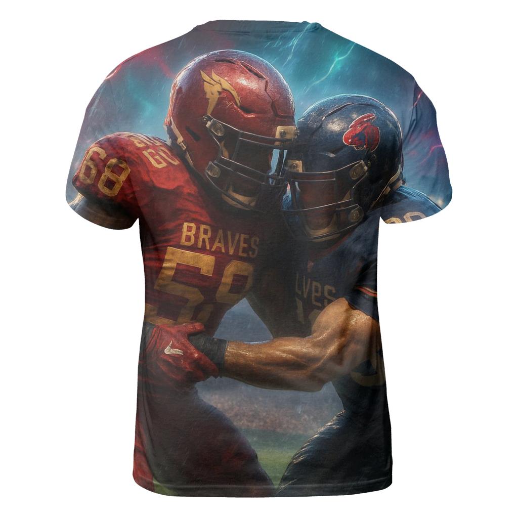 Field Of Rivals vibrant all-over design tees