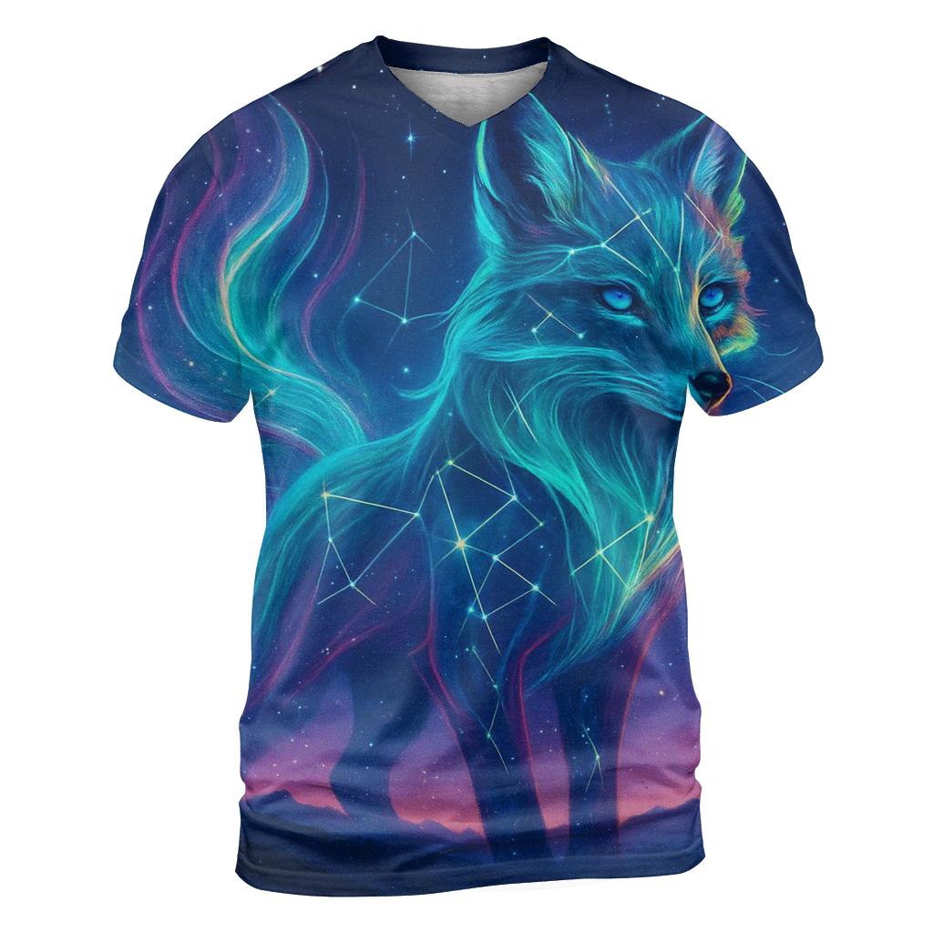 Quantum Aurora Fox personalized full print shirts