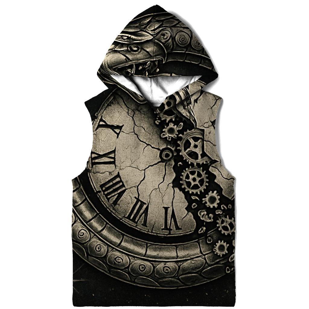 Serpent Clockwork Ouroboros embroidered hoodies