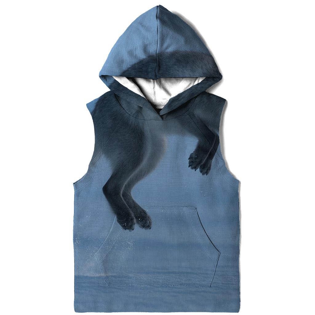 Tundra Pounce Arctic Fox embroidered hoodies