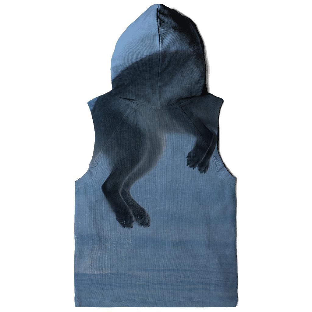 Tundra Pounce Arctic Fox embroidered hoodies