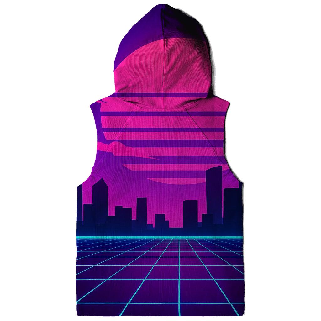 Neon Skyline Mirage graphic hoodies