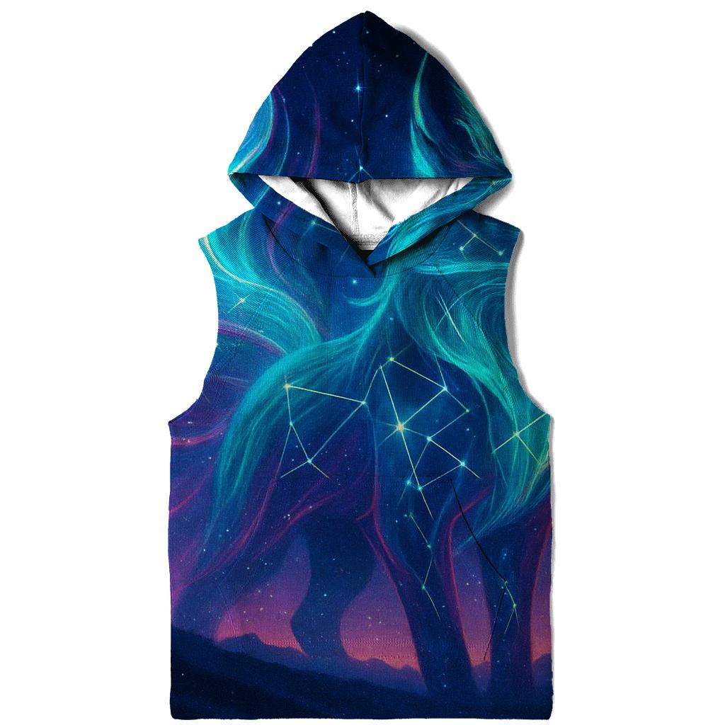 Quantum Aurora Fox zip-up hoodies