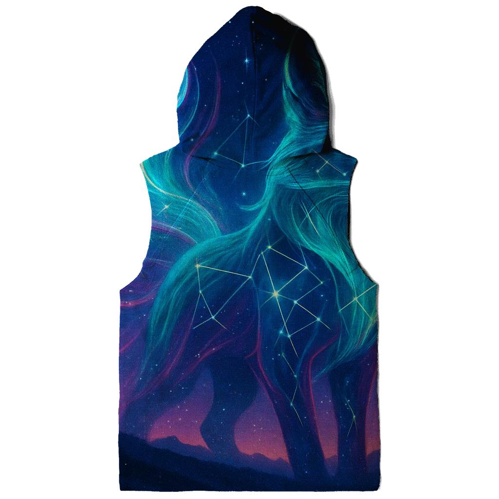 Quantum Aurora Fox zip-up hoodies