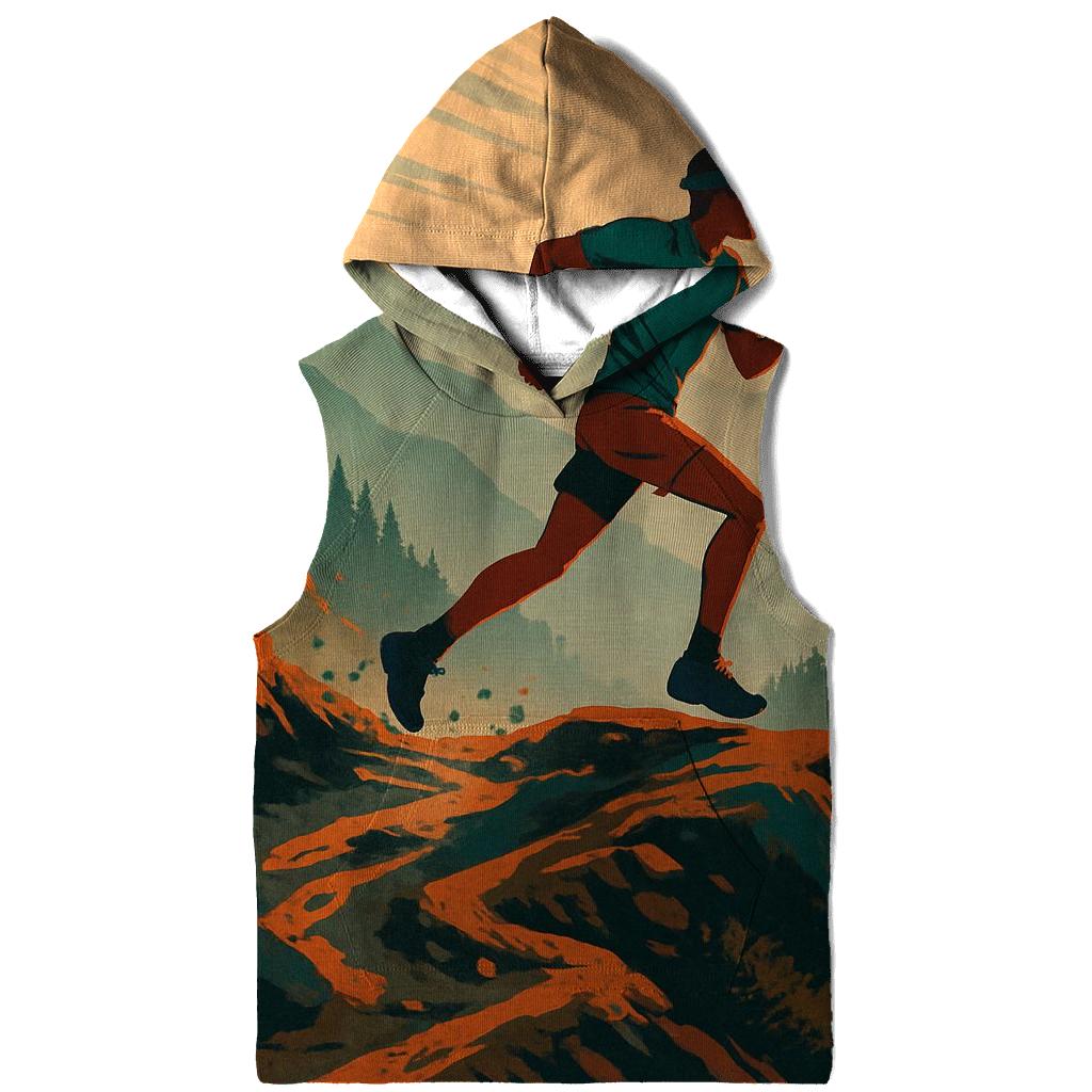 Mountain Trail Marathon printed hoodies