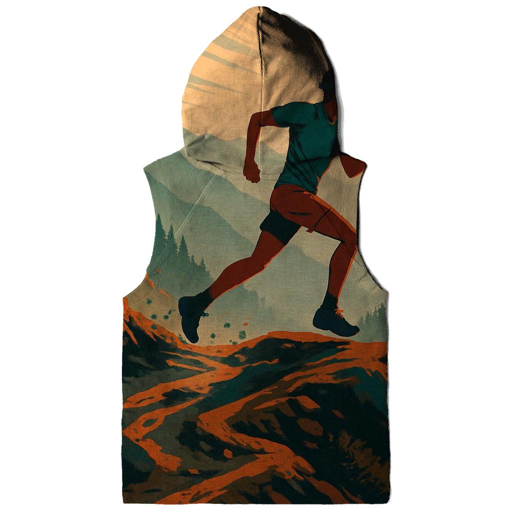 Mountain Trail Marathon printed hoodies