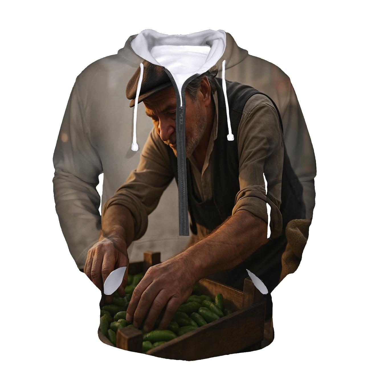 Village Cornichon Picker printed hoodies