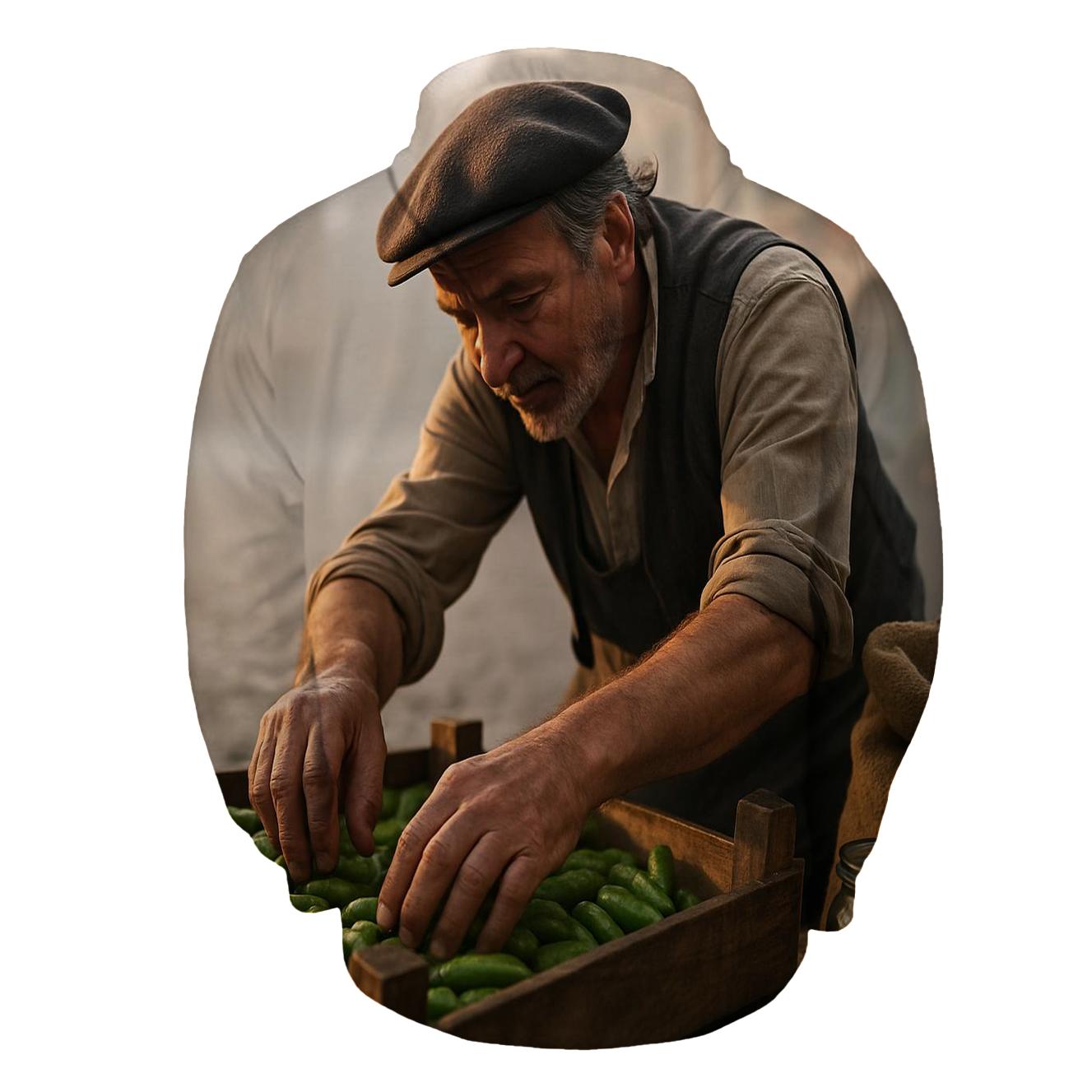 Village Cornichon Picker printed hoodies