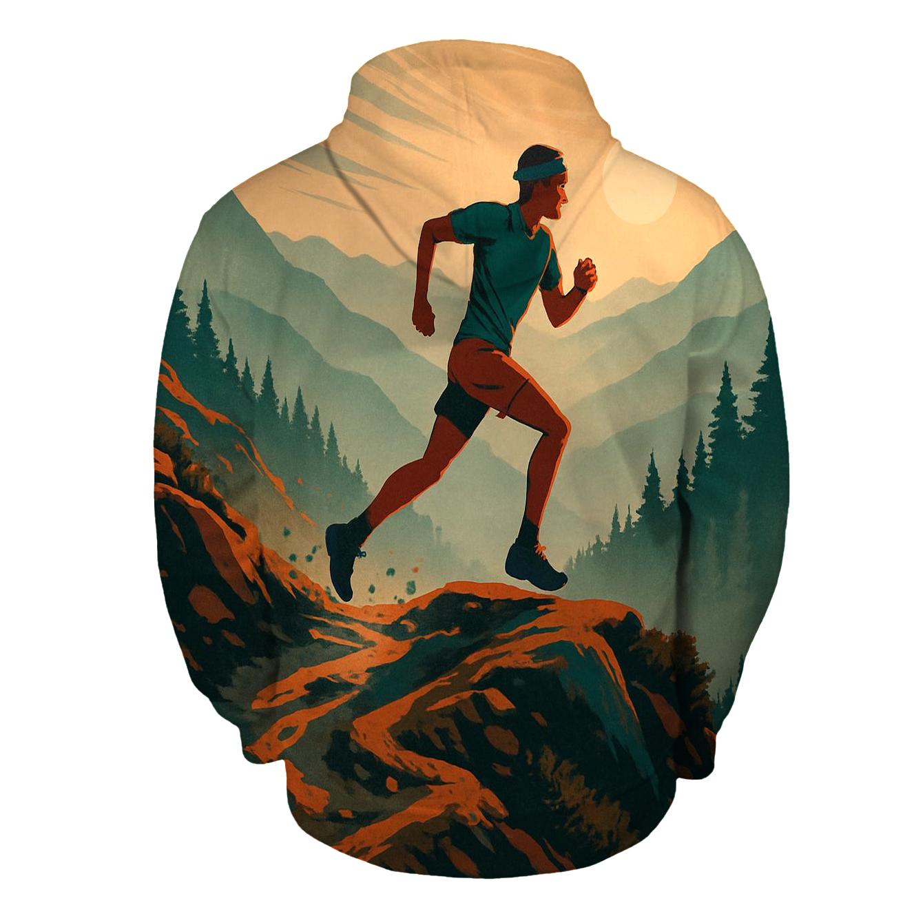Mountain Trail Marathon designer hoodies
