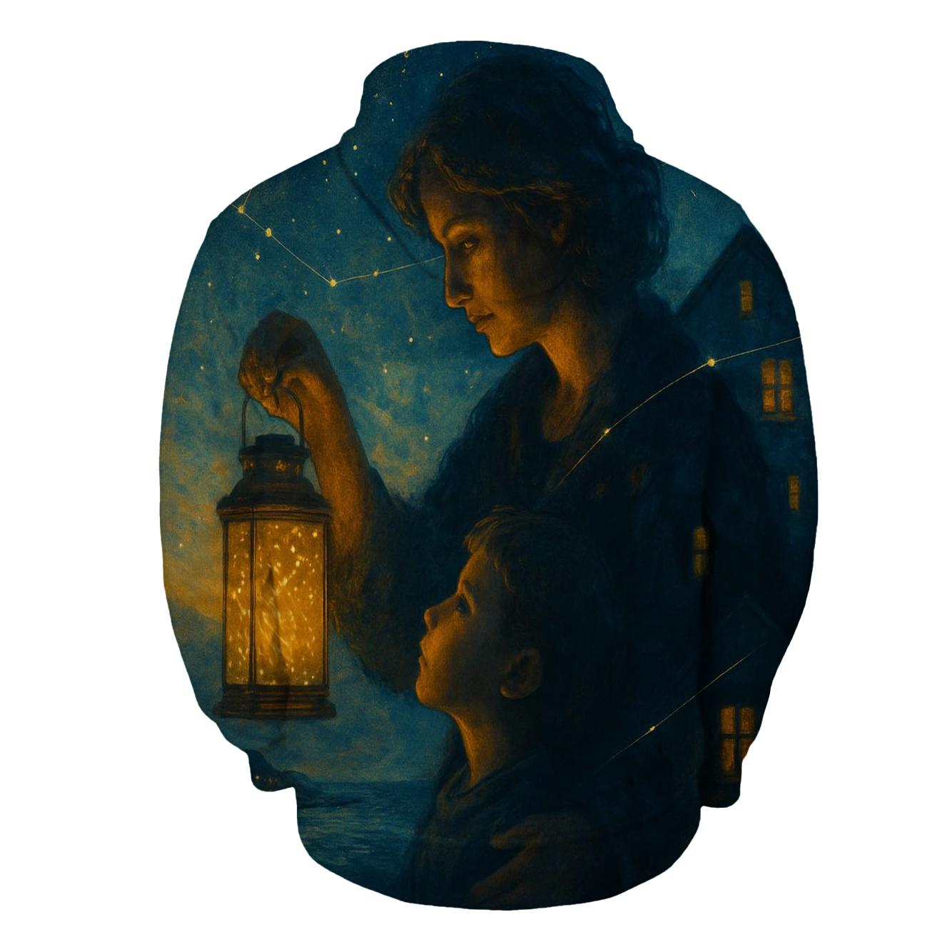The Everlasting Lantern A Mothers Guiding Flame premium hoodies