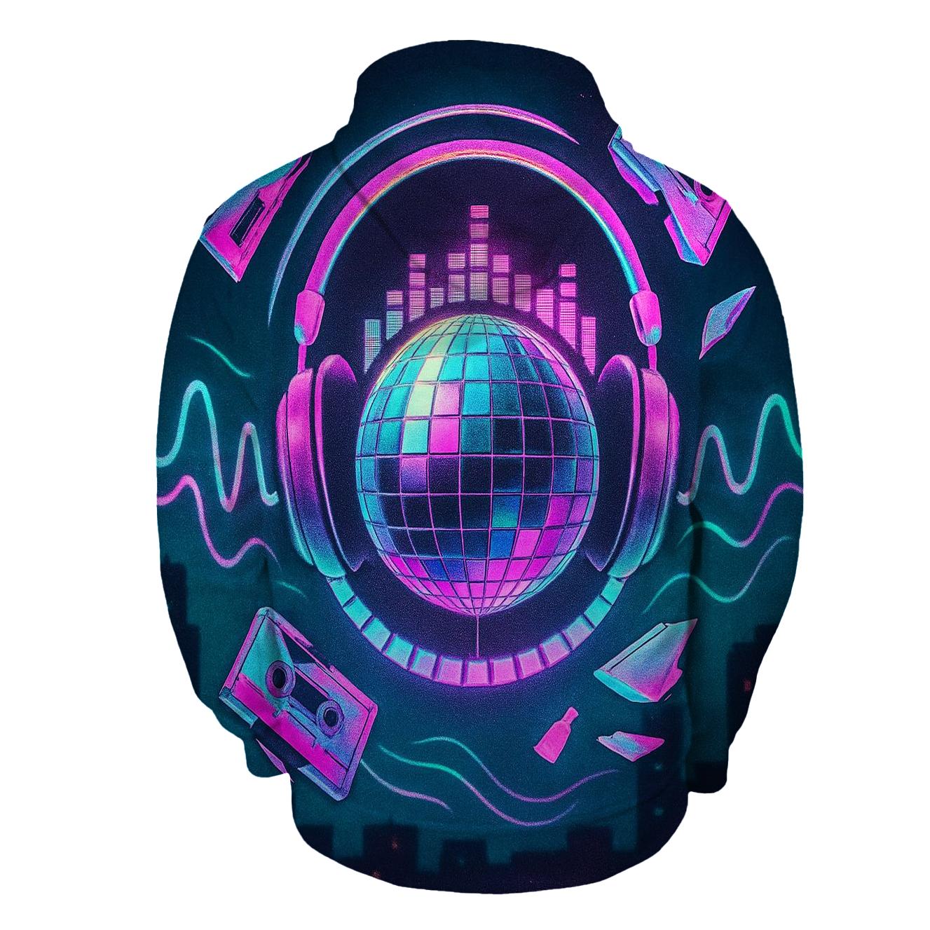 Neon Equalizer Carnival custom hoodies