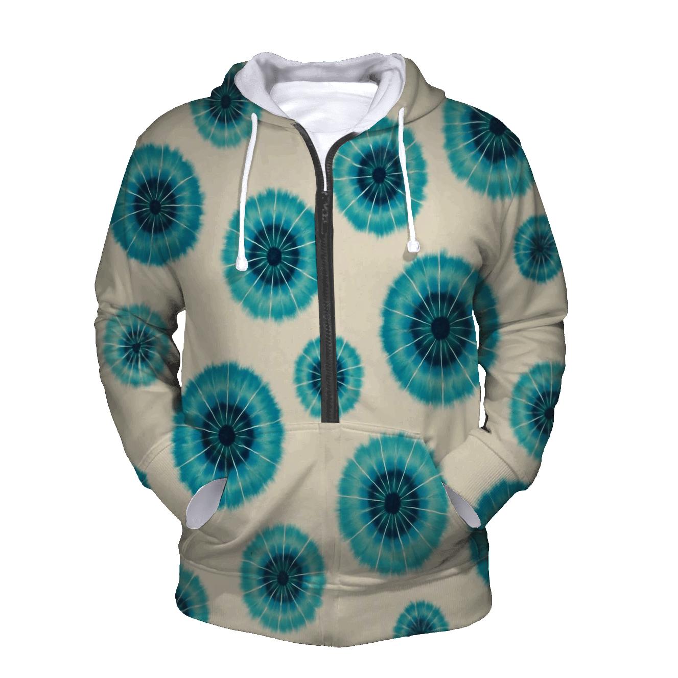 Kumo Cluster Cream Panel premium hoodies