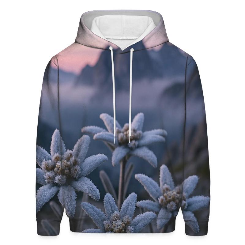 Dawn Harvest At Alpine Edelweiss Ridge zip-up hoodies