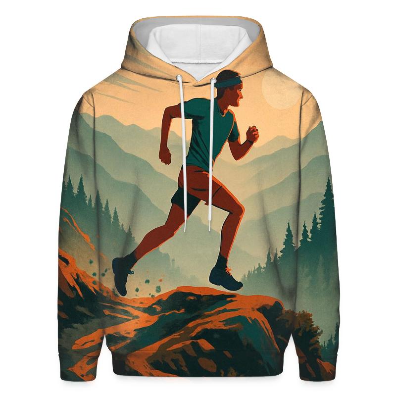 Mountain Trail Marathon zip-up hoodies