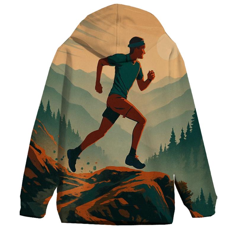 Mountain Trail Marathon zip-up hoodies