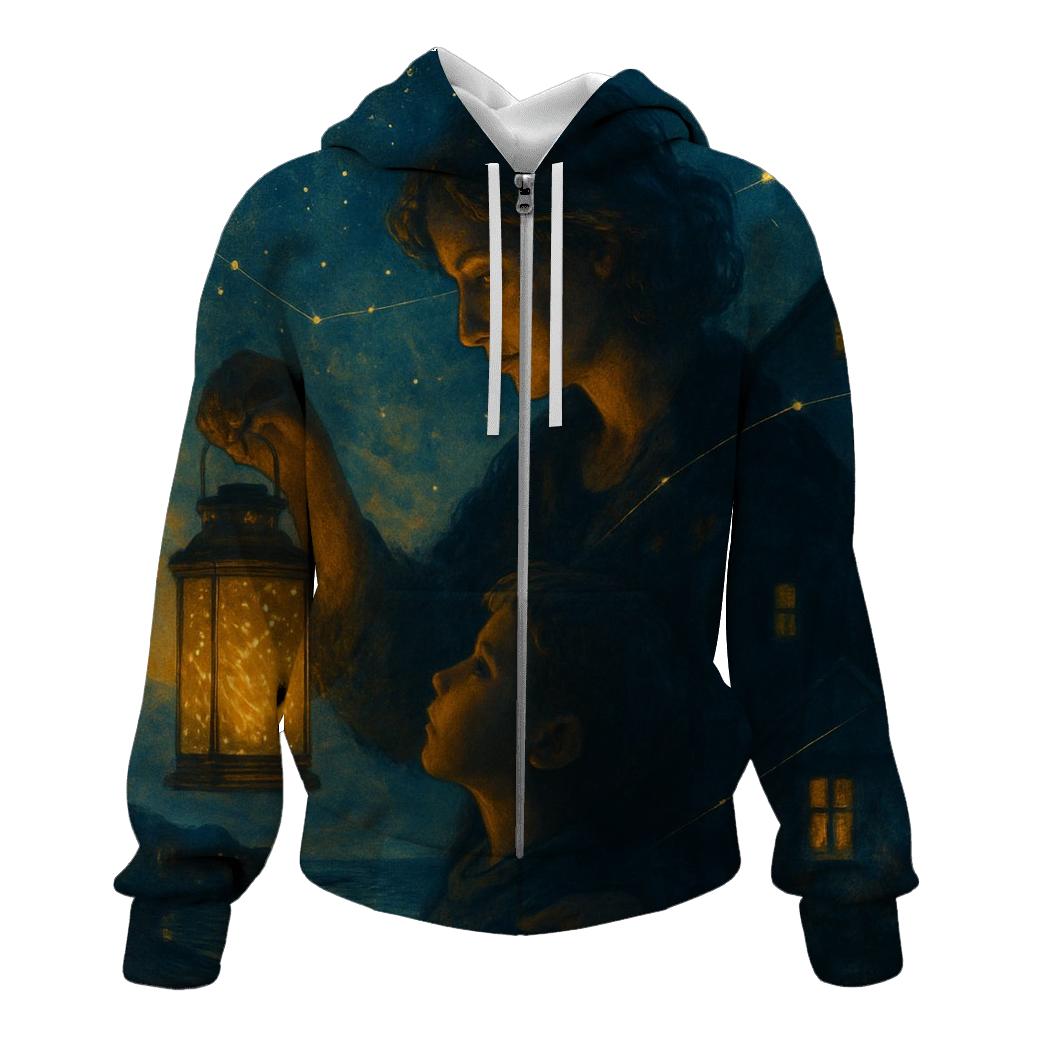 The Everlasting Lantern A Mothers Guiding Flame premium hoodies