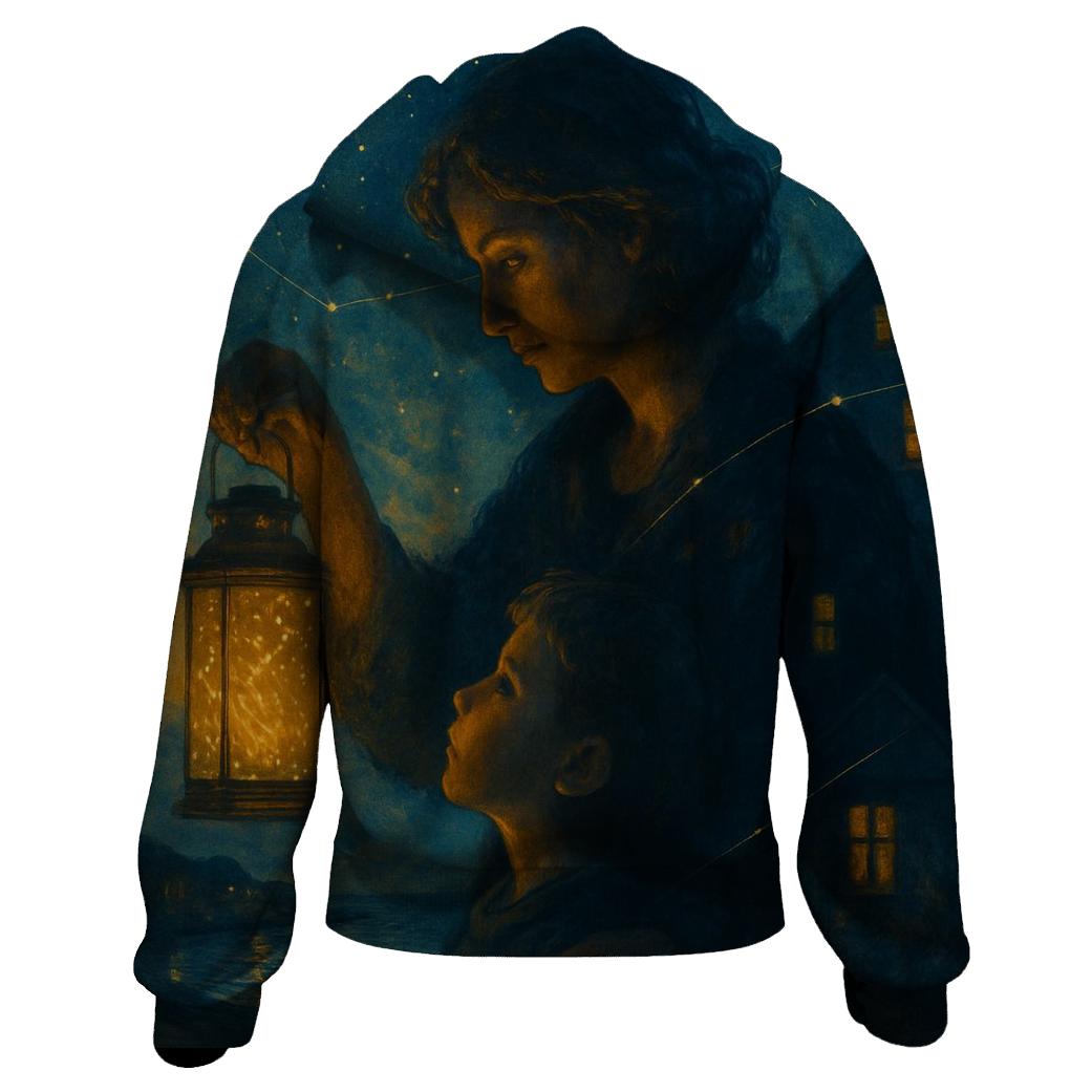 The Everlasting Lantern A Mothers Guiding Flame premium hoodies