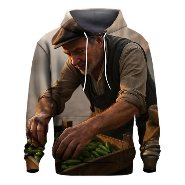 Village Cornichon Picker custom hoodies