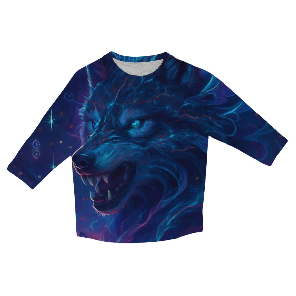 Nebula Sentinel Wolf personalized 3/4 sleeve tees