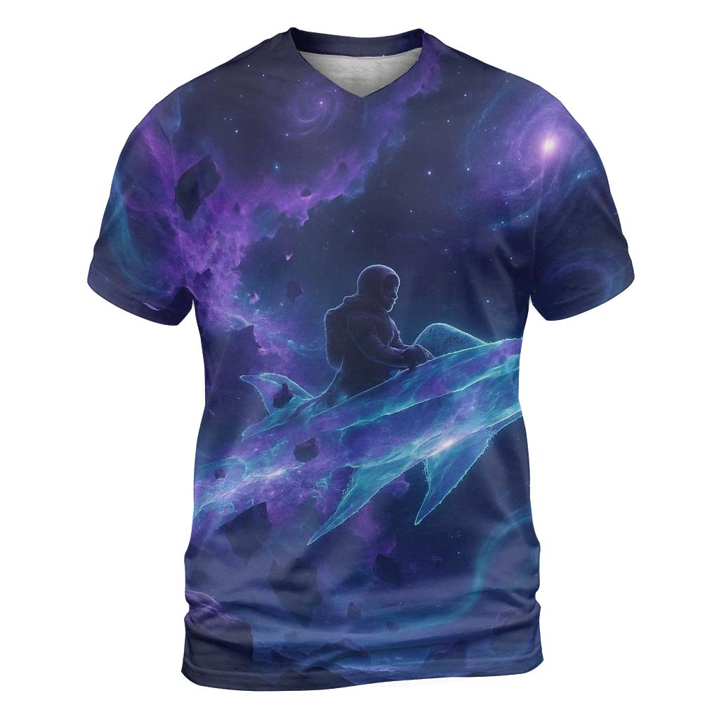 Auroral Ship Of Stars designer pattern shirts