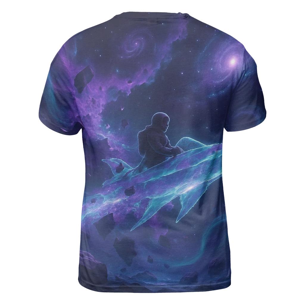 Auroral Ship Of Stars designer pattern shirts